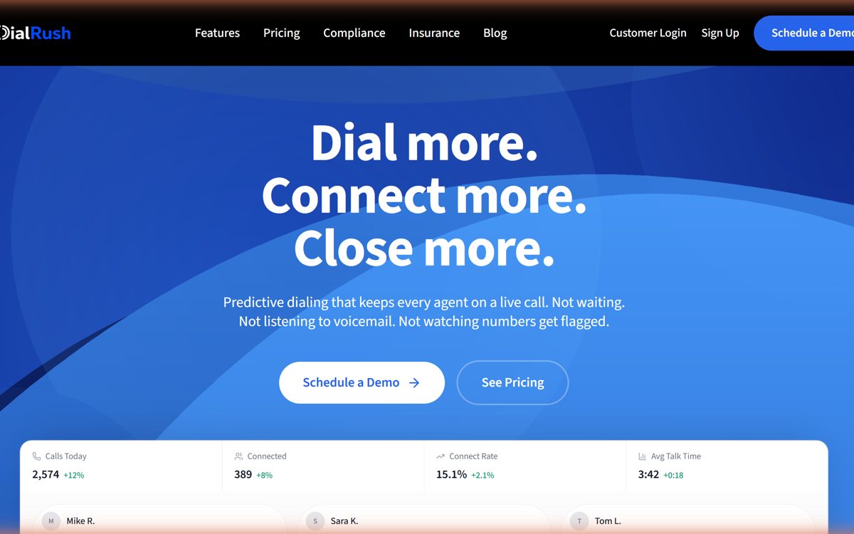 Cloud predictive dialer platform